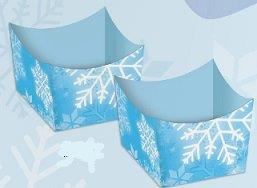 Porta Forminha Snow 24 unidades